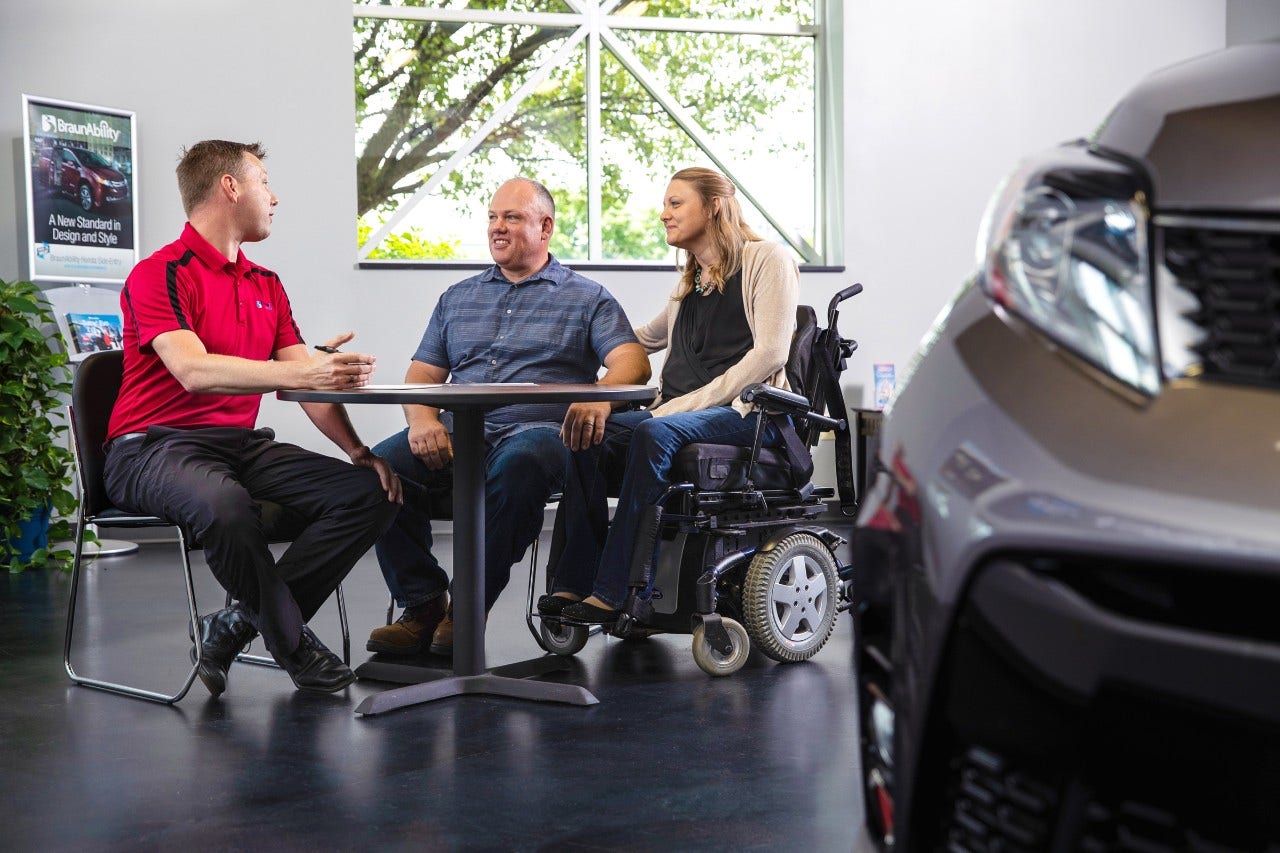 mobility consultation for wheelchair accessible vehicle