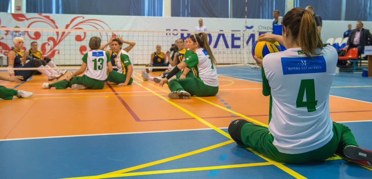 Adaptive Sports Sitting Volleyball