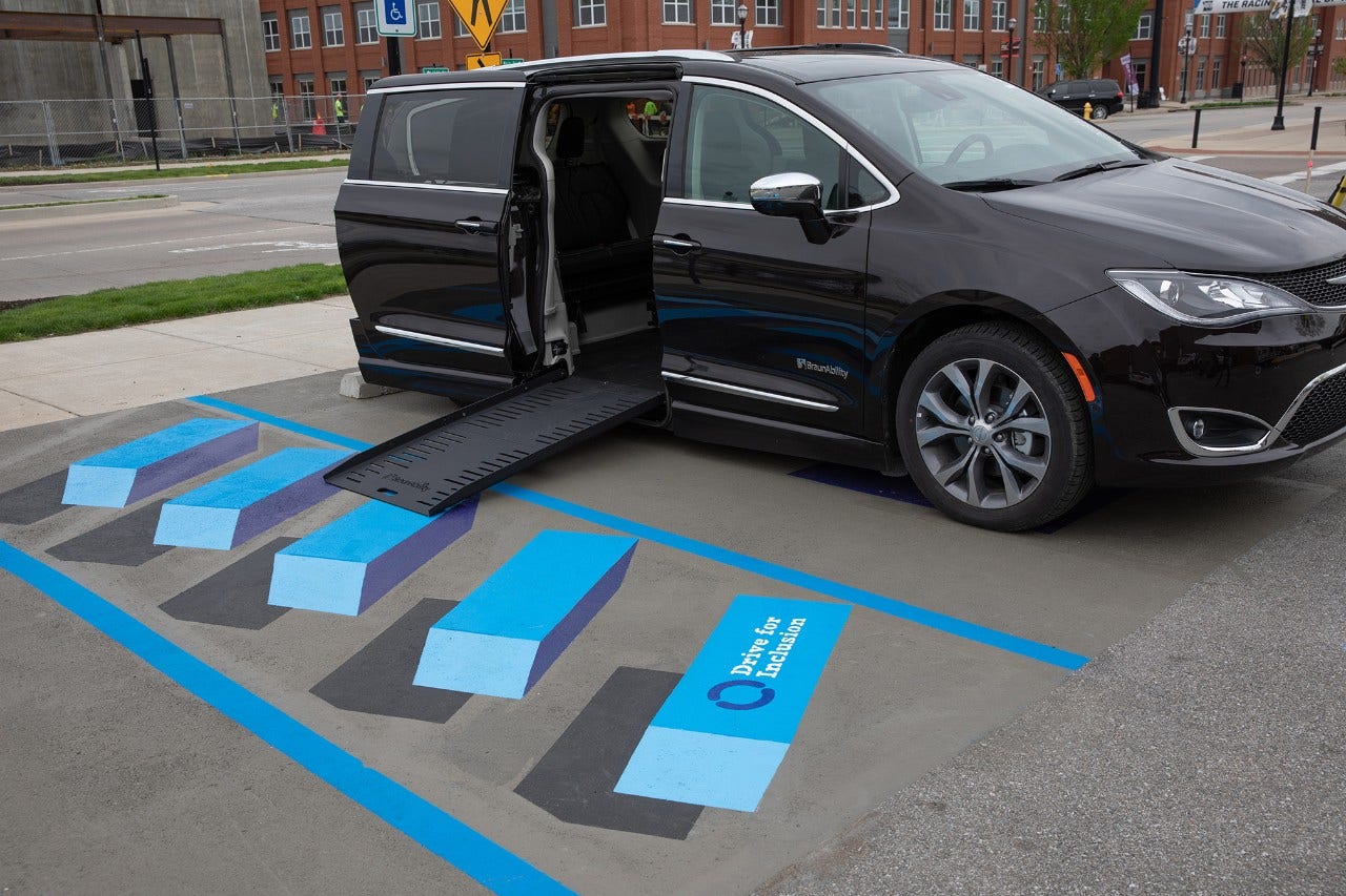 3d handicap parking spot 