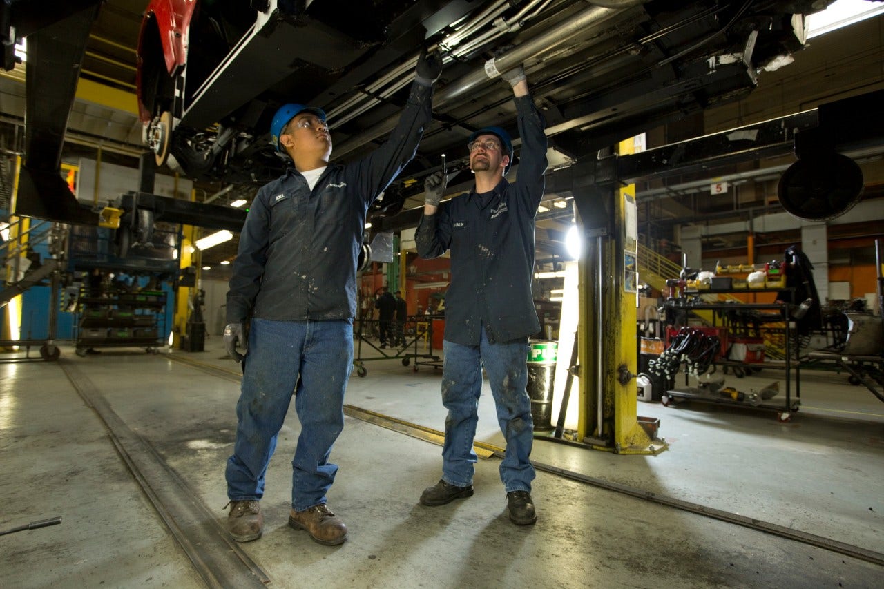 BraunAbility Employees Inspecting