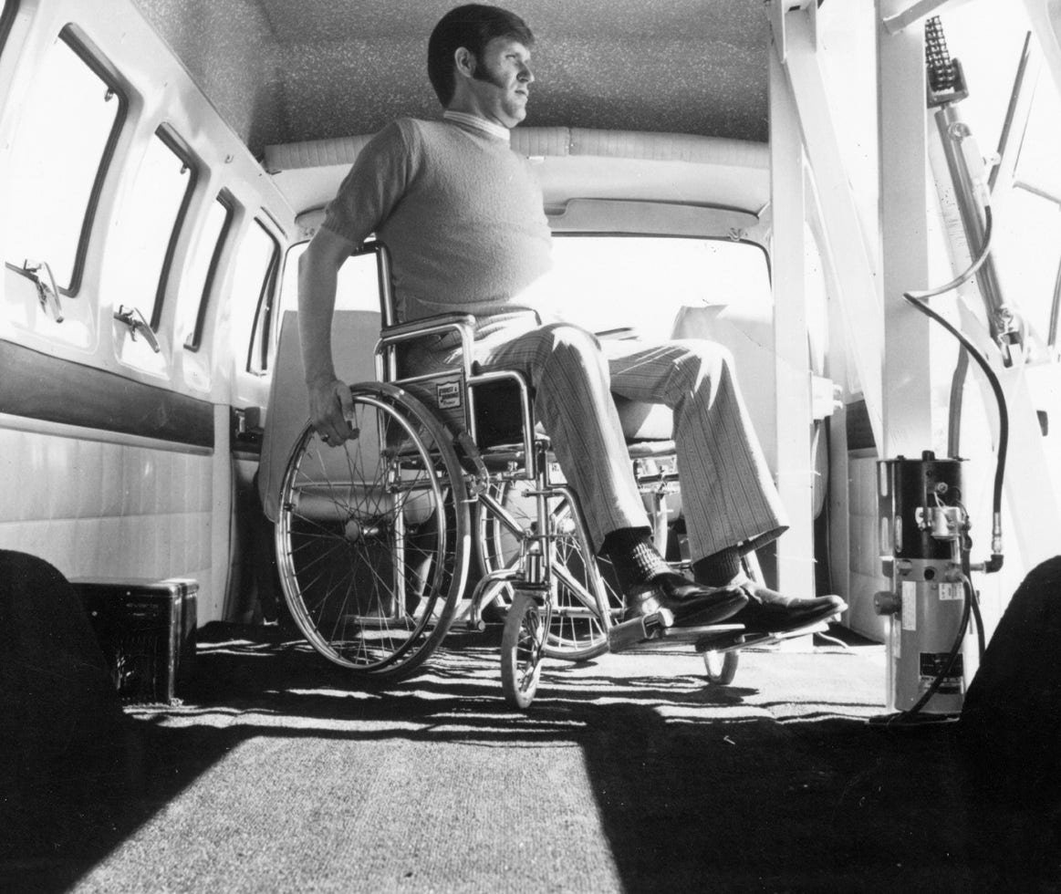 braunability wheelchair van Burnie Blackmon