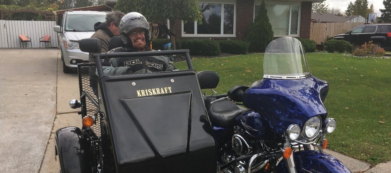 wheelchair motorcycle sidecar