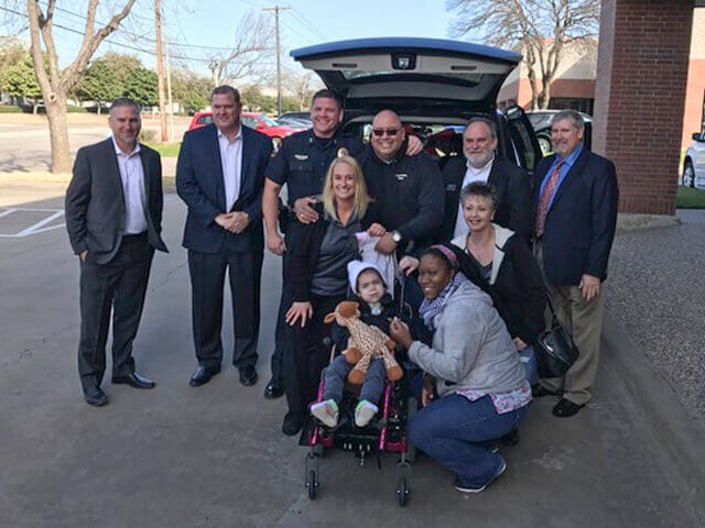 Family infront of a Wheelchair Accessible Van