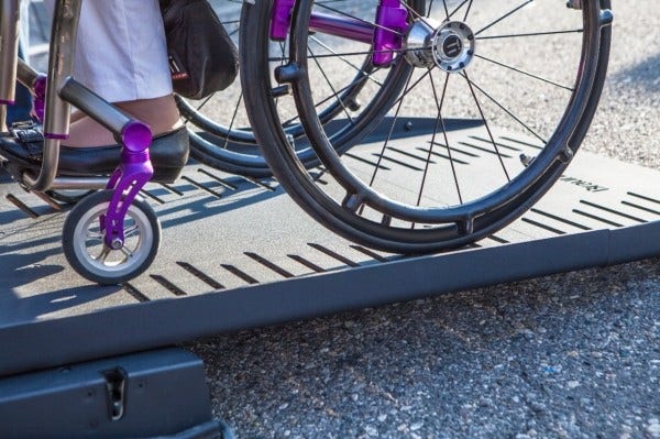 strong wheelchair van ramp