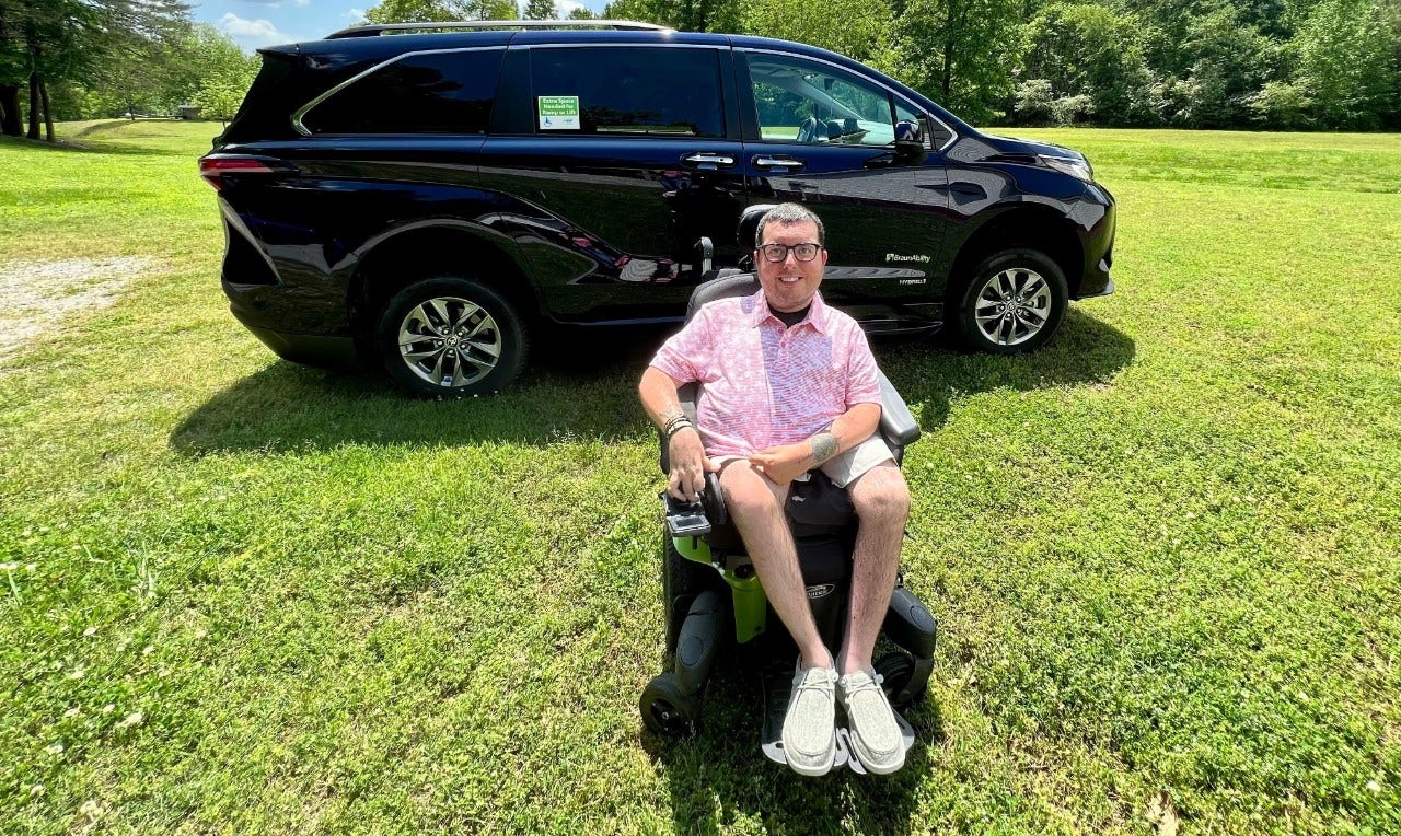 Cory Lee BraunAbility Toyota Sienna Hybrid Wheelchair Van scooter