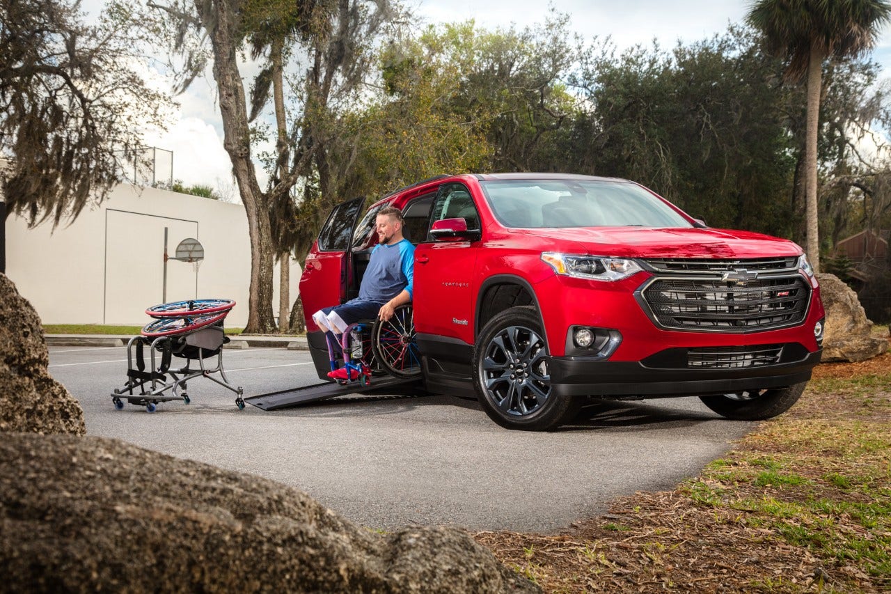 wheelchair suv at a basketball court